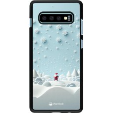 Samsung Galaxy S10+ Case Hülle - Weihnachten 2023 Kleiner Vater Schneeflocke