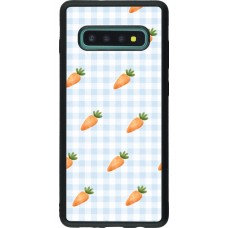 Samsung Galaxy S10+ Case Hülle - Silikon schwarz Easter 2026 Pattern carrots
