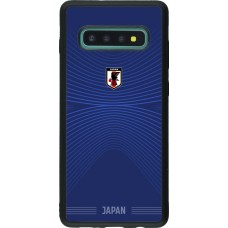 Samsung Galaxy S10+ Case Hülle - Silikon schwarz Japan 2026 personalisierbares Fussballtrikot