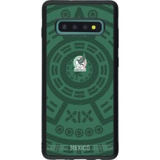 Samsung Galaxy S10+ Case Hülle - Silikon schwarz Mexiko 2026 personalisierbares Fussballtrikot