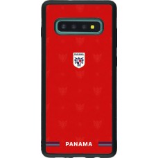 Samsung Galaxy S10+ Case Hülle - Silikon schwarz Panama 2026 personalisierbares Fussballtrikot