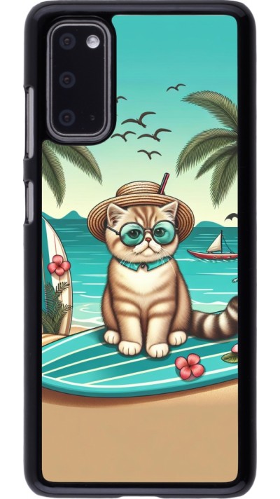 Samsung Galaxy S20 Case Hülle - Chat Surf Stil