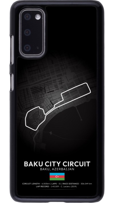 Samsung Galaxy S20 Case Hülle - F1 Track 2025 Azerbaijan