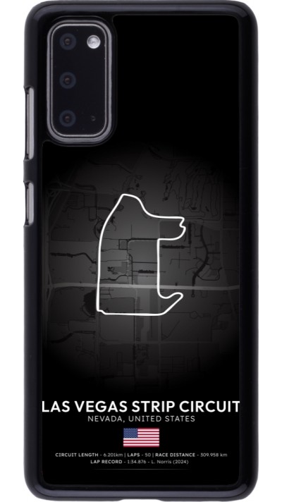 Samsung Galaxy S20 Case Hülle - F1 Track 2025 Las Vegas