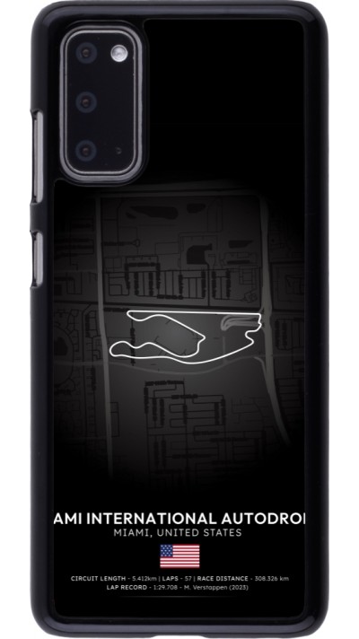 Samsung Galaxy S20 Case Hülle - F1 Track 2025 Miami