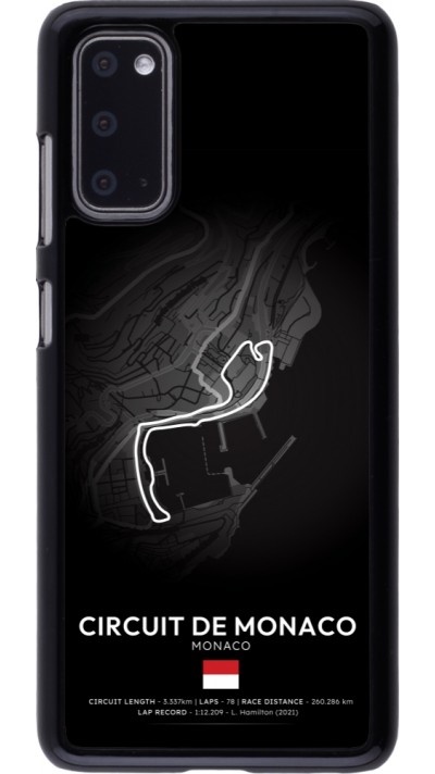 Samsung Galaxy S20 Case Hülle - F1 Track 2025 Monaco