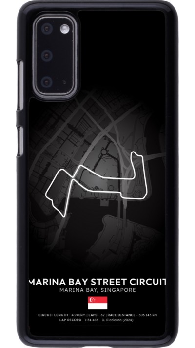 Samsung Galaxy S20 Case Hülle - F1 Track 2025 Singapore