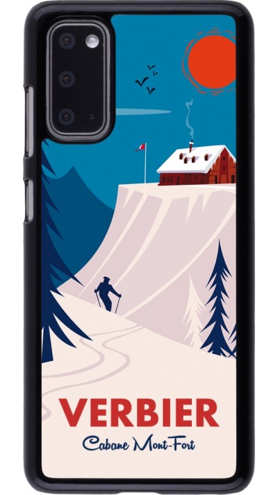 Samsung Galaxy S20 Case Hülle - Verbier Cabane Mont-Fort