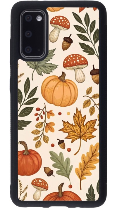 Samsung Galaxy S20 Case Hülle - Silikon schwarz Autumn 25 Autumn pattern