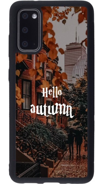 Samsung Galaxy S20 Case Hülle - Silikon schwarz Autumn 25 Hello autumn