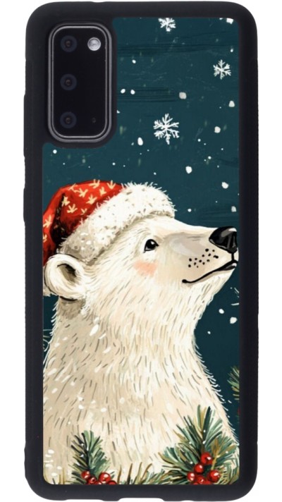 Samsung Galaxy S20 Case Hülle - Silikon schwarz Christmas 25 Bear