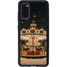 Coque Samsung Galaxy S20 - Silicone rigide noir Christmas 25 Carousel
