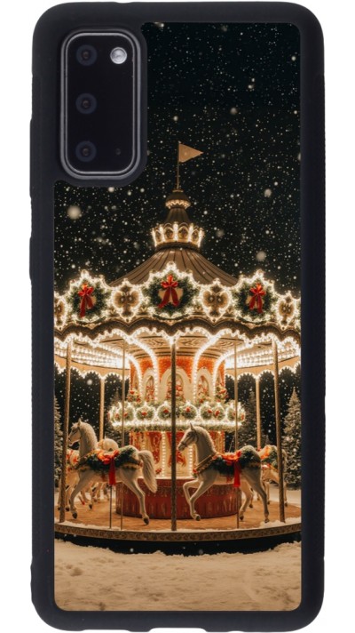 Samsung Galaxy S20 Case Hülle - Silikon schwarz Christmas 25 Carousel