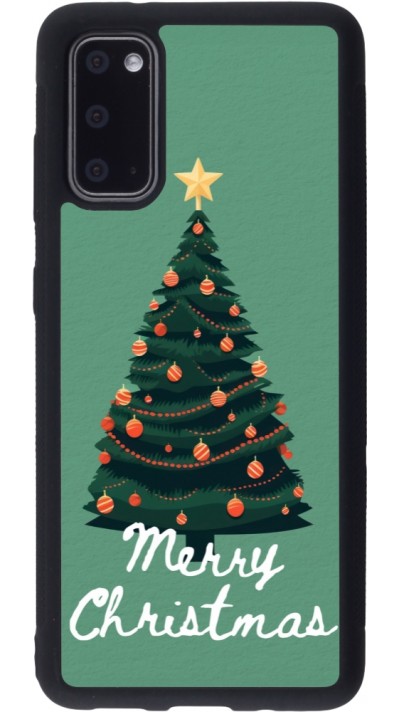 Samsung Galaxy S20 Case Hülle - Silikon schwarz Christmas 25 Xmas Tree