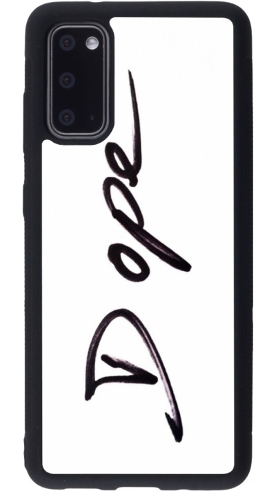 Samsung Galaxy S20 Case Hülle - Silikon schwarz Dope