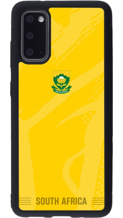 Samsung Galaxy S20 Case Hülle - Silikon schwarz Südafrika 2026 personalisierbares Fussballtrikot