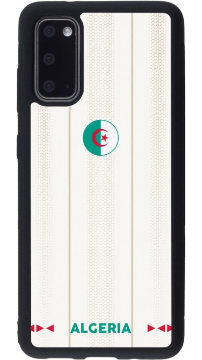 Samsung Galaxy S20 Case Hülle - Silikon schwarz Algerien 2026 personalisierbares Fussballtrikot