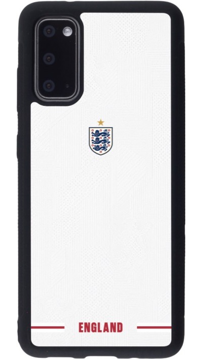 Samsung Galaxy S20 Case Hülle - Silikon schwarz England 2026 personalisierbares Fussballtrikot