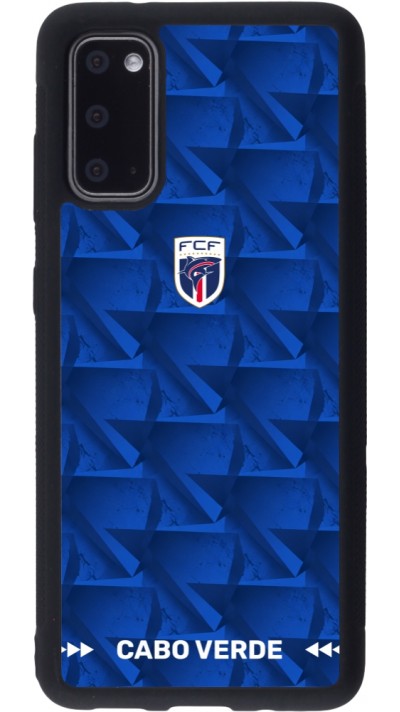 Samsung Galaxy S20 Case Hülle - Silikon schwarz Kap Verde 2026 personalisierbares Fussballtrikot