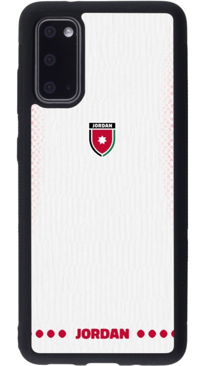 Samsung Galaxy S20 Case Hülle - Silikon schwarz Jordanien 2026 personalisierbares Fussballtrikot