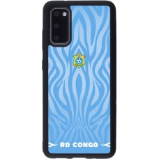 Samsung Galaxy S20 Case Hülle - Silikon schwarz Demokratische Republik Kongo 2026 personalisierbares Fussballtrikot