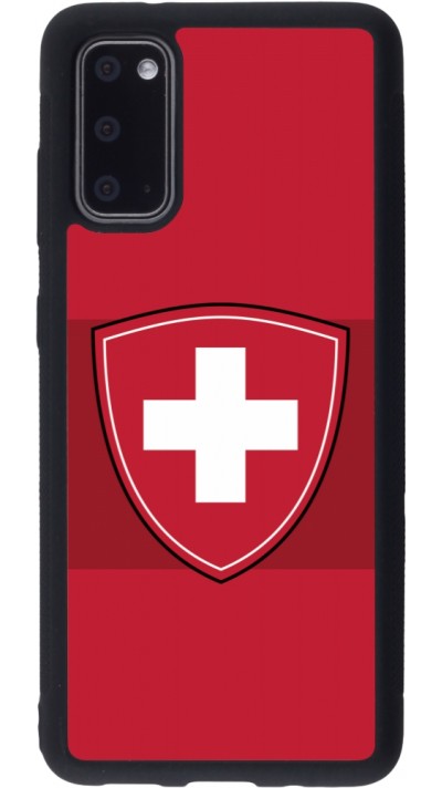 Samsung Galaxy S20 Case Hülle - Silikon schwarz Hockey World Championship Ecusson Suisse
