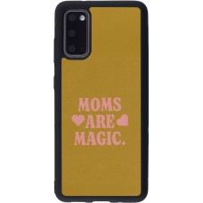 Samsung Galaxy S20 Case Hülle - Silikon schwarz Mom 2026 Are Magic
