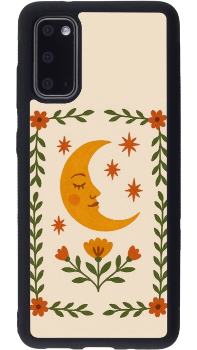 Samsung Galaxy S20 Case Hülle - Silikon schwarz Half moon stamp 2026