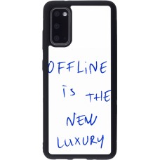 Samsung Galaxy S20 Case Hülle - Silikon schwarz Offline is the new luxury