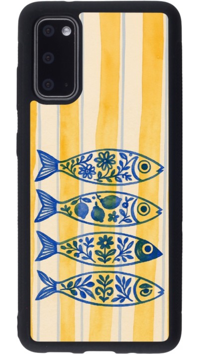 Samsung Galaxy S20 Case Hülle - Silikon schwarz Portuguese fish 2026