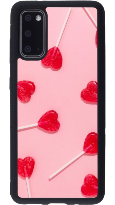 Samsung Galaxy S20 Case Hülle - Silikon schwarz Saint Valentines Day 26 Lollipop