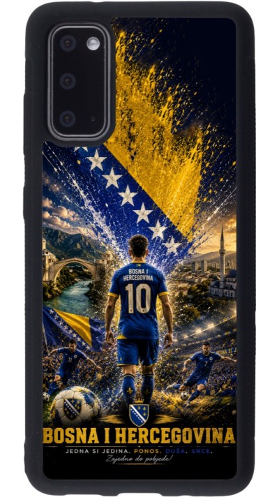 Samsung Galaxy S20 Case Hülle - Silikon schwarz Fussball Bosnien und Herzegowina splash 2026