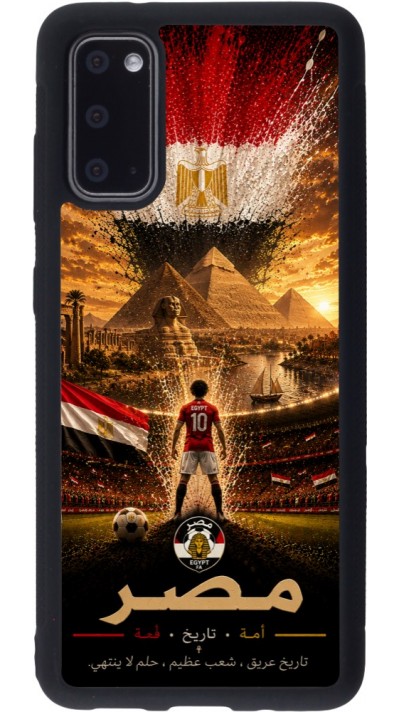 Samsung Galaxy S20 Case Hülle - Silikon schwarz Fussball Ägypten splash 2026