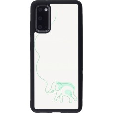 Samsung Galaxy S20 Case Hülle - Silikon schwarz Spring 23 baby elephant