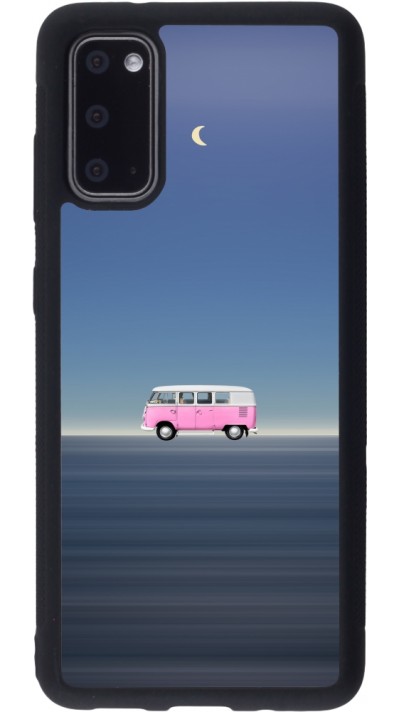Samsung Galaxy S20 Case Hülle - Silikon schwarz Spring 23 pink bus