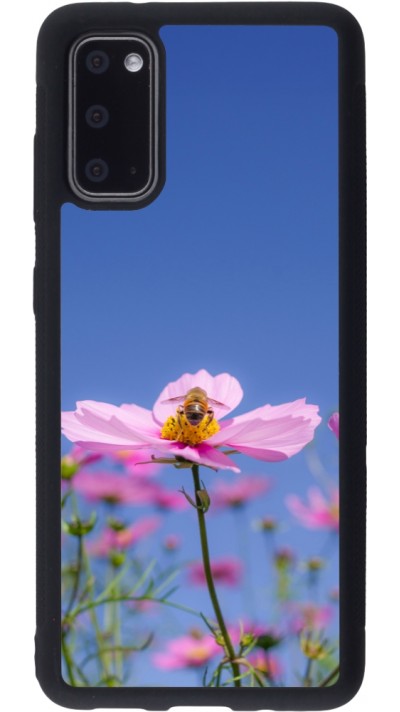 Samsung Galaxy S20 Case Hülle - Silikon schwarz Bee on a flower 2026
