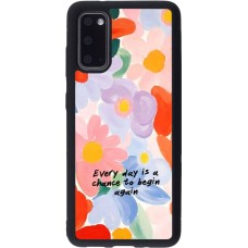 Samsung Galaxy S20 Case Hülle - Silikon schwarz Every day is a chance 2026