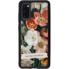 Samsung Galaxy S20 Case Hülle - Silikon schwarz Full Bloom 2026