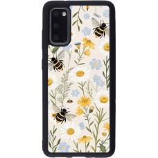 Samsung Galaxy S20 Case Hülle - Silikon schwarz Pattern bees 2026