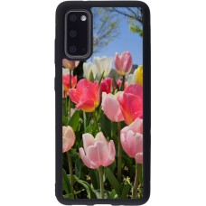 Samsung Galaxy S20 Case Hülle - Silikon schwarz Tulips 2026