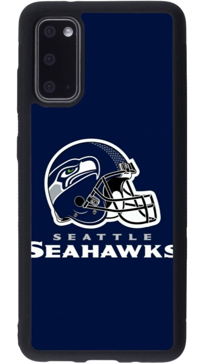 Samsung Galaxy S20 Case Hülle - Silikon schwarz Super Bowl 26 Seattle 3