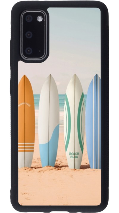 Samsung Galaxy S20 Case Hülle - Silikon schwarz Summer surfboard 2025