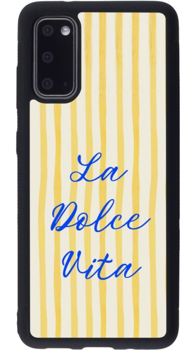 Samsung Galaxy S20 Case Hülle - Silikon schwarz The good life 2026