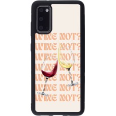 Samsung Galaxy S20 Case Hülle - Silikon schwarz Wine not