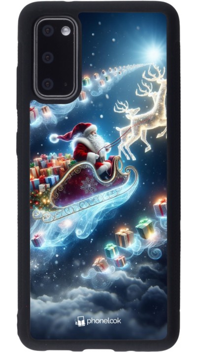 Samsung Galaxy S20 Case Hülle - Silikon schwarz Weihnachten 2023 Verzauberter Weihnachtsmann