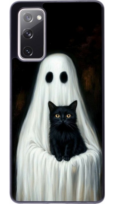 Samsung Galaxy S20 FE 5G Case Hülle - Halloween 2025 Ghost with black cat