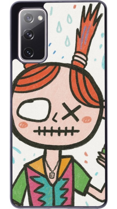 Samsung Galaxy S20 FE 5G Case Hülle - Little Girl Sketch