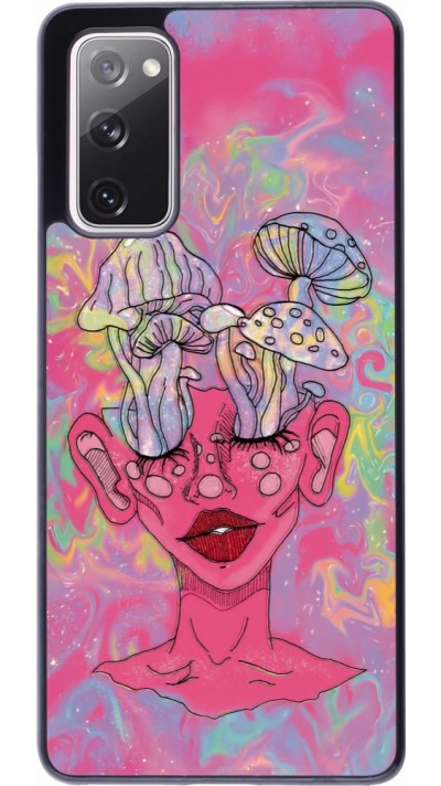 Samsung Galaxy S20 FE 5G Case Hülle - Psychedelic pink mushroom