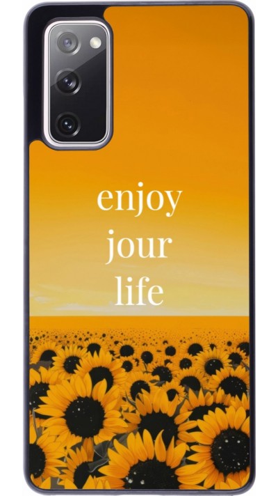 Samsung Galaxy S20 FE 5G Case Hülle - Summer 2025 Enjoy your life