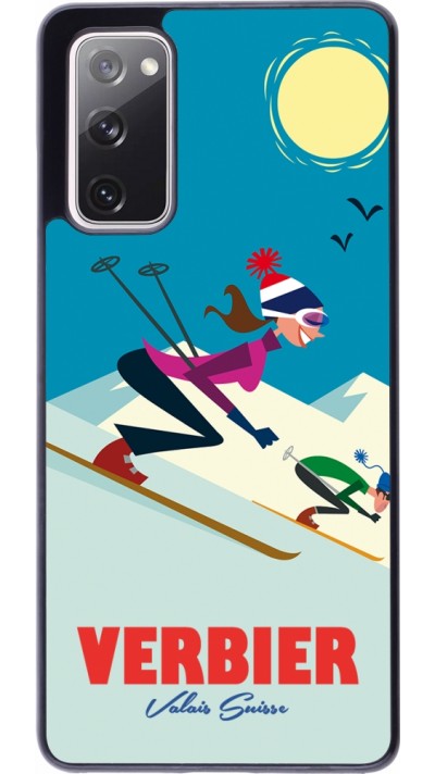 Samsung Galaxy S20 FE 5G Case Hülle - Verbier Ski Downhill